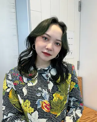 ミディアム ALBUM銀座‪‪ RURUKA‪‪❤︎のヘアスタイル