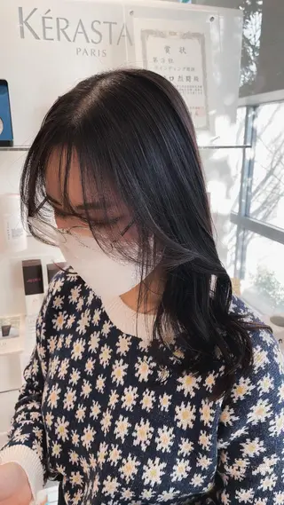 セミロング カラー 新規限定カット無料 クーポン有り【桂口】のヘアスタイル