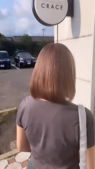 ミディアム カラー 🎀暖色カラー🎀 airi♡のヘアスタイル