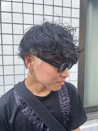 パーマ メンズ ⭐️メンズカラー⭐️ No1二田健吾‼️のヘアスタイル