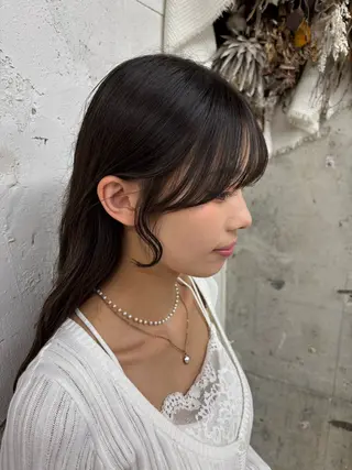 暖色カラ-ෆ˚顔周り 🎀ོ白岩亜実🎀ོのヘアスタイル