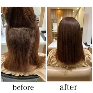 セミロング パーマ 門崎未依/レイヤー/ メンズカット🪿🌼のヘアスタイル