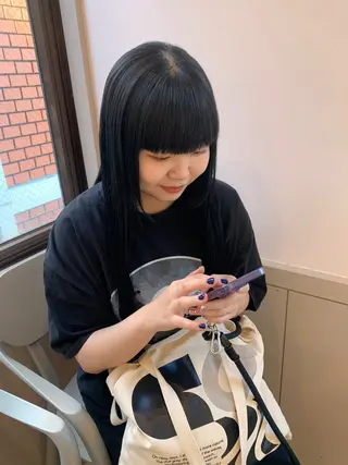 ロング カラー rio .のヘアスタイル