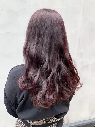 ロング カラー ヘアアレンジ yuka .のヘアスタイル