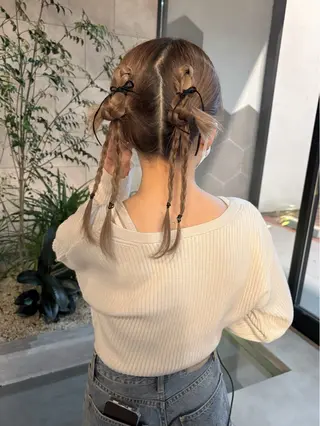 ヘアアレンジ Well所属・sato harunaのヘアスタイル