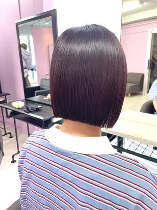 ショート カラー 高尾亮輔/ ボブ特化美容師のヘアスタイル