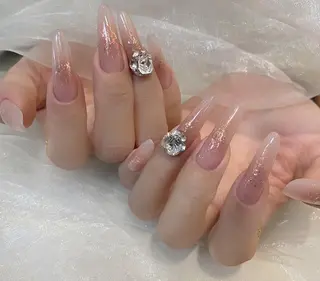 ネイル 🎀彩羽チップ 長さだし専門🎀のネイルデザイン