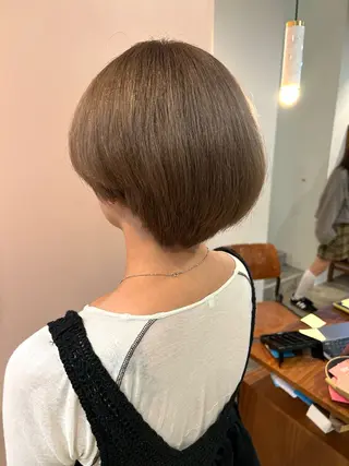 ショート カラー ヘアアレンジ 🎀suzuna 透明感colorのヘアスタイル