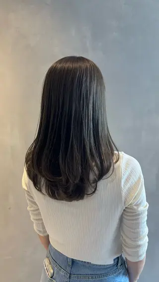 ロング 長瀬 友唯のヘアスタイル