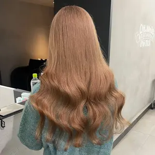 カラー offwhite Nano🪩🧡のヘアスタイル