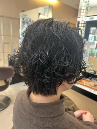 ショート パーマ リリー /Men's/パーマのヘアスタイル