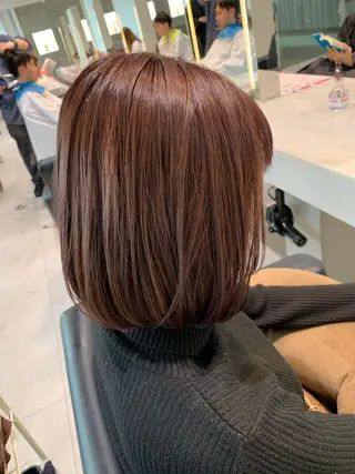 ショート カラー 韓国ヘア🇰🇷/ レイヤーカット✂︎のヘアスタイル