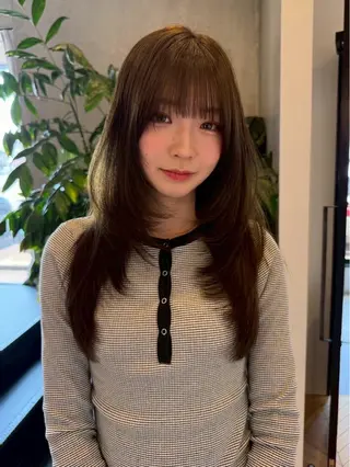 ロング rino/カット /ミディアム/名古屋のヘアスタイル