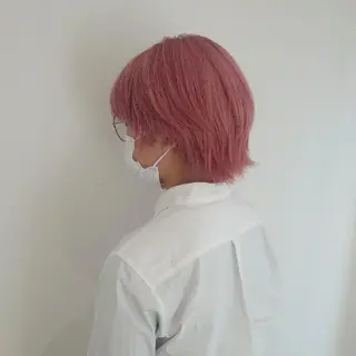 ショート カラー E Komo hair所属・Wow❕E Komo hair 永井一輝のヘアスタイル