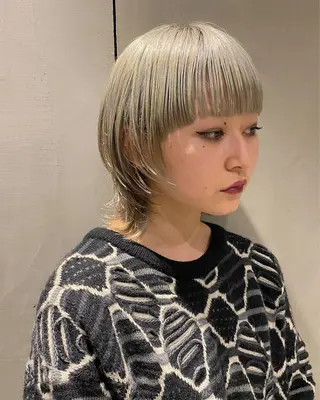 ショート カラー hemm,hemm.所属・ショート・ボブ MIKUのヘアスタイル