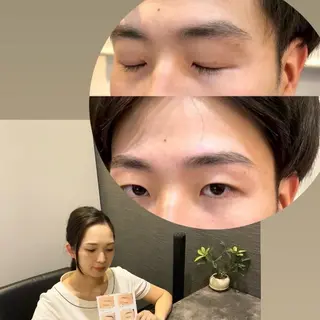 メンズ アイブロウ メンズガーデン yuriのネイルデザイン