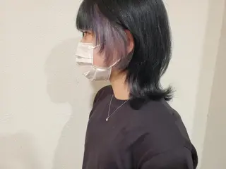 ミディアム カラー パ ルのヘアスタイル