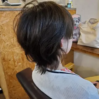 ショート カラー フリーランス所属・韓国ヘア レイヤー くびれヘアMATSUのヘアスタイル