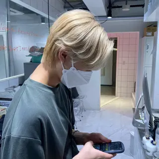 カラー メンズ 【渋谷メンズ特化】 🔥BLUCK🔥のヘアスタイル