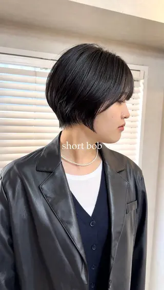 ショート カラー 🍃ショートヘア🍃 北林春樹のヘアスタイル