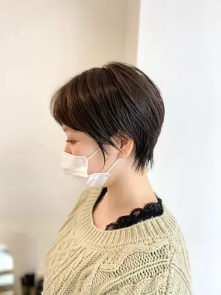 ショート カラー 平田 健一のヘアスタイル