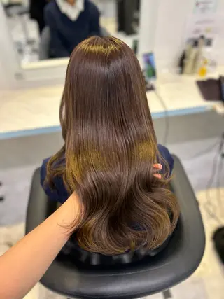 ロング カラー ブリーチなし🤍透明 感カラー🤍しゅうじのヘアスタイル