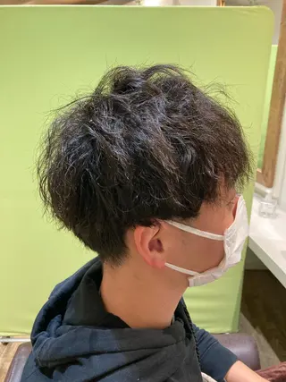 ショート パーマ メンズ メンズ特化💥荻窪 No.1柴田憲秀のヘアスタイル