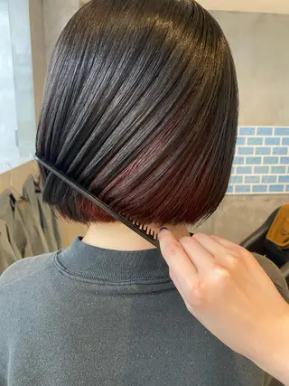 カラー おぐらみゆう 🍎ボブ/ショートのヘアスタイル