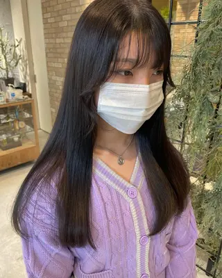 ロング カラー 透明感/レイヤー カット🎀Maco.のヘアスタイル