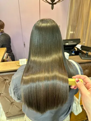 セミロング ＼脱・うねり& 広がり／gite菊のヘアスタイル