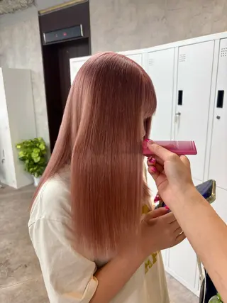 ロング maino /暖色カラー🍓のヘアスタイル