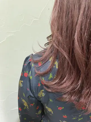 セミロング カラー Of　HAIR所属・外山 なつ美のヘアスタイル