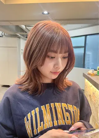 ミディアム 🎀ツヤ髪/レイヤー /ボブ/hana🎀のヘアスタイル