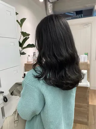 セミロング カラー アンサイ 成増のヘアスタイル