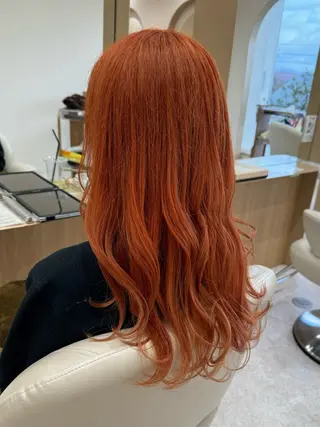 ロング ベージュカラー🧸/ 松崎/東区/田中理沙のヘアスタイル