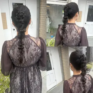 ロング ヘアアレンジ Reve  resort所属・美髪× ヘアセット✨Araiのヘアスタイル