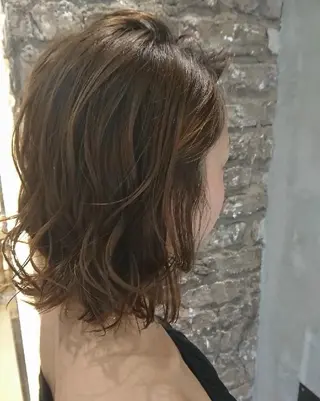 ミディアム youres センター南所属・今満 精二のヘアスタイル