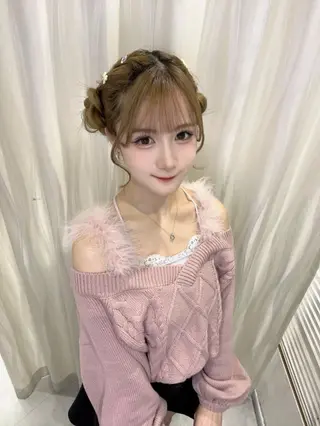 ロング ヘアアレンジ 韓国🫧アイドルヘア 🎀みづきのヘアスタイル