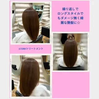 ロング カラー カラーダメージが艶々 『ケア特化店』KONのヘアスタイル