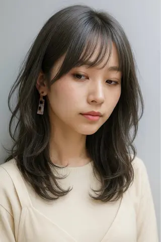 セミロング kirak薬院店所属・松下 友也のヘアスタイル