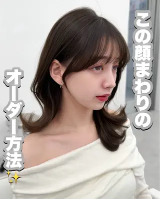 ロング カラー 韓国ヘア　紗希 🦋のヘアスタイル