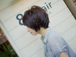 ショート パーマ カラー 木村 昇のヘアスタイル