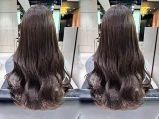 ロング カラー 縮毛矯正・癒し ヘッドスパ🧸ここなのヘアスタイル