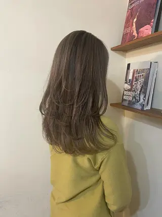 セミロング カラー ナガミネアリサ/ 学芸大学/海外ヘアのヘアスタイル
