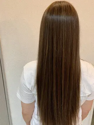 ロング 船津 佳奈美のヘアスタイル