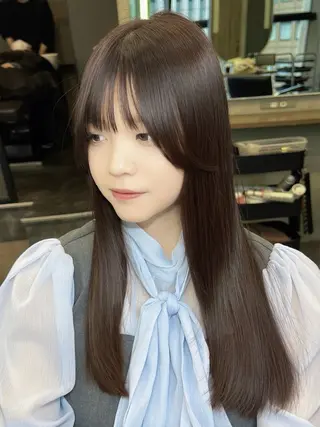 ロング カラー 艶カラー/髪質改善 /韓国レイヤー/千葉のヘアスタイル