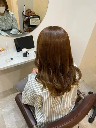 セミロング 【髪質改善 艶髪】 布川 莉穂のヘアスタイル