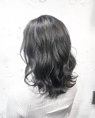 ミディアム カラー ヘアアレンジ ✨艶髪✨透明感✨ 山内大樹のヘアスタイル