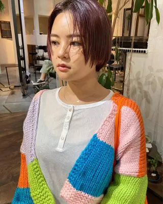 ショート 金田 夏野のヘアスタイル
