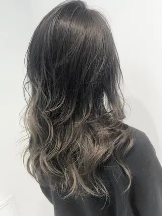 セミロング カラー 似合わせ専門美容師 なかじまのヘアスタイル